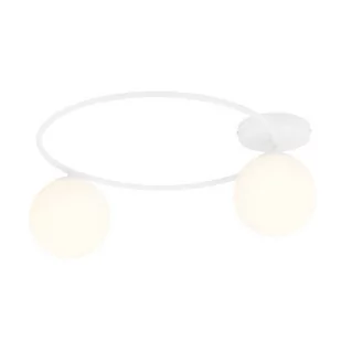 Sopra lampa sufitowa 2-punktowa biała/opal 1258/2 - Lampy sufitowe - miniaturka - grafika 1
