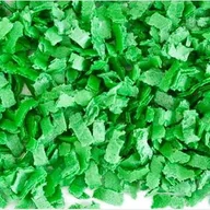 Dodatki do ciast w proszku - Posypka dekoracyjna waflowa zielona 100 g - miniaturka - grafika 1