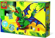 Zabawki kreatywne - Ses NL Zrób odlew i pomaluj Smok Dragon - miniaturka - grafika 1