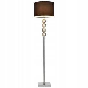 Lampa podłogowa Spheridern 1x E27 Ø 37,5 x 155 cm chrom/czarny lux.pro - Lampy stojące - miniaturka - grafika 1