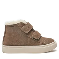 Buty dla dziewczynek - Trzewiki Geox B465XA 00077 C9006 S Złoty - miniaturka - grafika 1