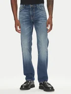 Spodnie męskie - Guess Jeansy M5GAS2 D4Z80 Niebieski Slim Tapered Fit - miniaturka - grafika 1