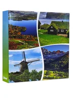Albumy fotograficzne - ALBUM kieszeniowy KPR; 500 zdjęć 10x15 segregator FALA zielony - miniaturka - grafika 1