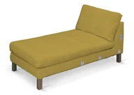 Pokrowce na meble - Dekoria pl pl Pokrowiec na szezlong Karlstad dostawka krótki musztardowy szenil 80 x 160 x 80 cm Etna 733-705-04 - miniaturka - grafika 1