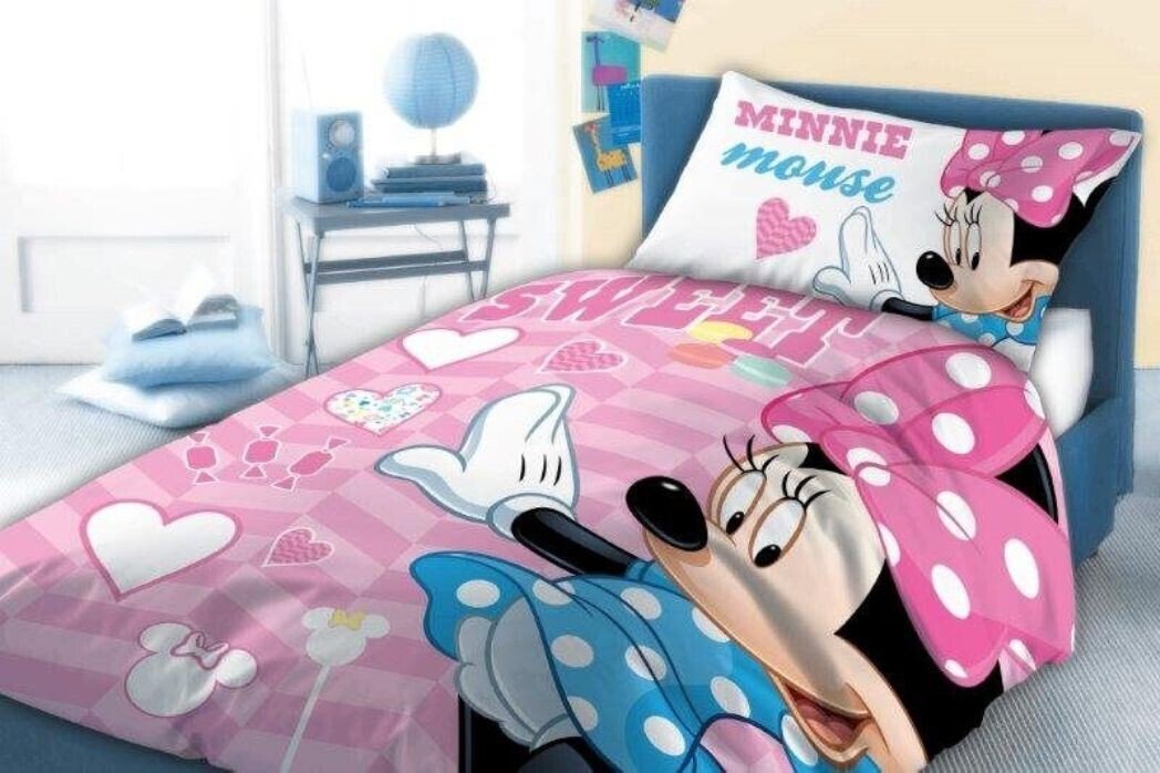 Pościel dziecięca Disney Minnie Mouse 40 x 60 cm + 100 x 135 cm