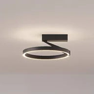 Lampy sufitowe - Lampa sufitowa LED Molto Luce Melli SDI, czarna, aluminium, Ø 33 cm - miniaturka - grafika 1