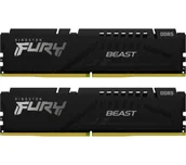 Pamięci RAM - Kingston FURY Beast DDR5 64GB (2 x 6000 CL36 EXPO Czarny KF560C36BBE2K2-64 - miniaturka - grafika 1