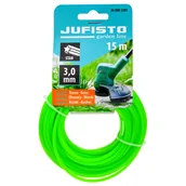 Akcesoria do kos i kosiarek - Żyłka Tnąca Do Kos I Podkaszarek 3 Mm 15 Mb Jufisto Ju-Zok-2301 Gwiazdka - miniaturka - grafika 1