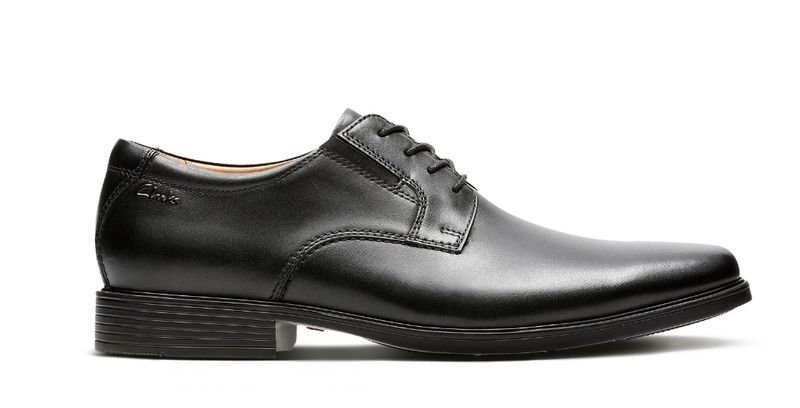 Clarks, Półbuty męskie, Tilden Plain, czarny, rozmiar 44