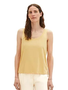 TOM TAILOR Damski 1036795 Top, 31648-Fawn beżowy, M, 31648 – Fawn Beige, M - Koszulki i topy damskie - miniaturka - grafika 1