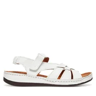 Sandały damskie - Sandały Comfortabel 710215-03 Biały - miniaturka - grafika 1