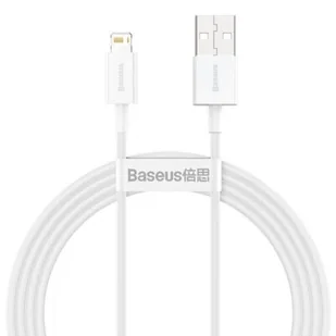 Baseus Kabel USB do Lightning Superior Series, 2.4A, 1,5m (biały) - Kable USB - miniaturka - grafika 1