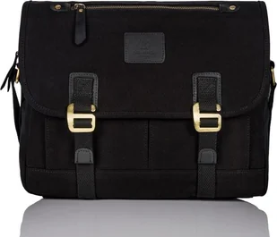 Paolo Peruzzi TORBA MĘSKA CZARNA NA RAMIĘ T-17-BL - Teczki i aktówki - miniaturka - grafika 1