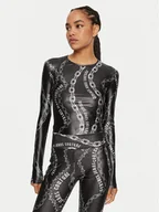 Body - Versace Jeans Couture Body 77HAM2A1 JS417 Czarny Slim Fit - miniaturka - grafika 1