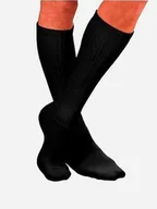 Bielizna lecznicza - Pończochy uciskowe Jobst Sensifoot Diabetes Normal Socks Black L (4042809179187) - miniaturka - grafika 1