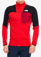 Bluzy sportowe męskie - Bluza rozpinana The North Face Stormgap Powergrid Jacket - high risk red/tnf black - miniaturka - grafika 1