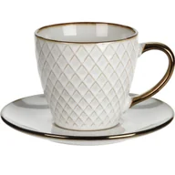 Filiżanki - Filiżanka do kawy herbaty ze spodkiem DUNE, 210 ml - miniaturka - grafika 1