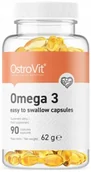 Witaminy i minerały - Ostrovit, Omega 3 Easy To Shallow Kwasy Omega, 90 Kap. - miniaturka - grafika 1