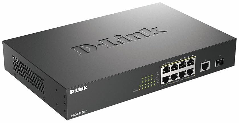 D-Link DGS-1010MP/E 10-Port Gigabit PoE Switch DGS-1010MP/E