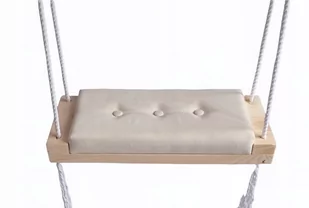Huśtawka siedzisko na piance BEŻOWA - Huśtawki - miniaturka - grafika 1