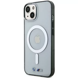Etui BMW BMHMP15SHCRS iPhone 15 6.1" przezroczysty/transparent hardcase Silver Ring MagSafe - Etui i futerały do telefonów - miniaturka - grafika 2