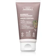 Kremy do twarzy - Green Pharmacy Bamboo & Niacinamide Night Face Cream nawilżający krem na noc 50 ml - miniaturka - grafika 1