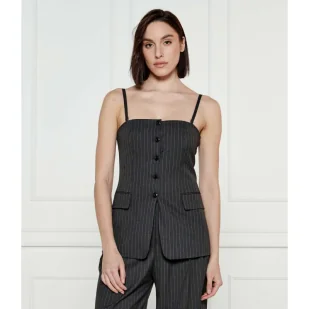 HUGO Top Asiane Regular Fit - Kamizelki damskie HUGO Top Asiane Regular Fit - Kamizelki damskie - miniaturka - grafika 1