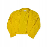 Swetry damskie - Narzutka bolerko damskie rękaw CALVIN KLEIN S - miniaturka - grafika 1