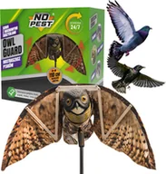 Zwalczanie i odstraszanie szkodników - Odstraszacz Ptaków Szpaków Kosów Gołębi Dzięciołów Mew Sowa z Ruchomymi Skrzydłami"Owl Guard" - miniaturka - grafika 1