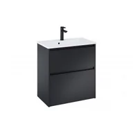 Szafki łazienkowe - ROCA A852067532 Zestaw meblowy unik GAP PRO compact slim 60 cm Czarny mat - miniaturka - grafika 1