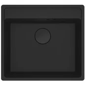 Zlewozmywaki - Zlewozmywak fragranitowy FRANKE Maris MRG 610-52 Czarny mat 114.0693.516 - miniaturka - grafika 1