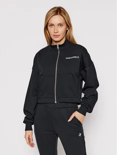 Converse Bluza 10022978-A01 Czarny Regular Fit - Bluzy damskie - miniaturka - grafika 1