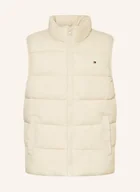 Moda i Uroda OUTLET - Tommy Hilfiger Kamizelka Pikowana beige - miniaturka - grafika 1