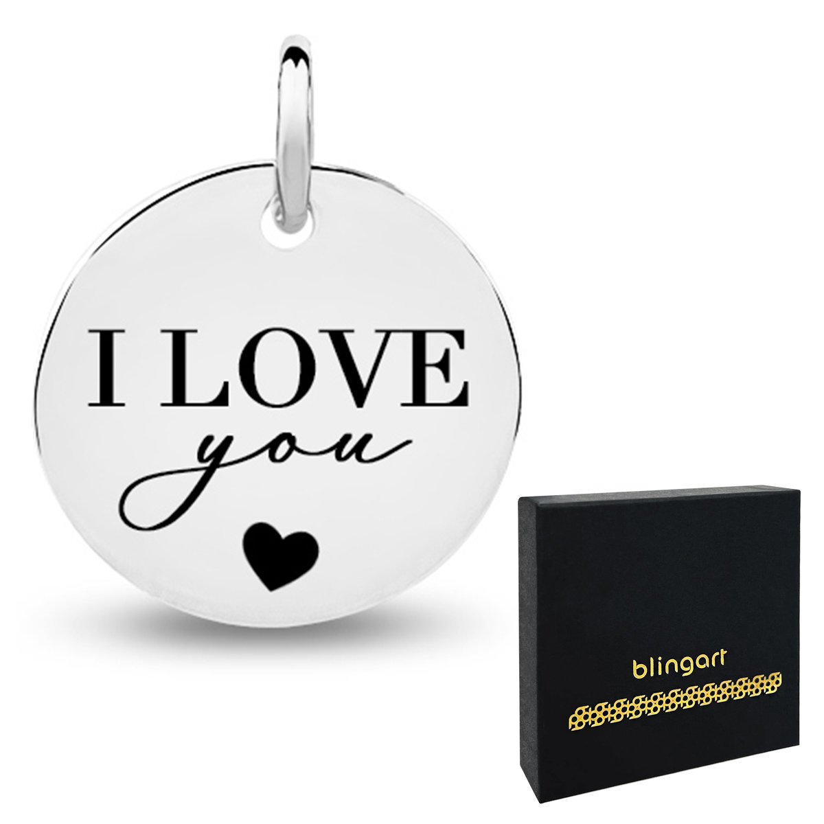 Srebrna zawieszka z GRAWEREM okrągła blaszka SREBR