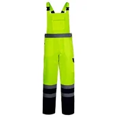 Odzież robocza - LAHTI PRO Spodnie ogrodniczki ostrzegawcze letnie żółte rozmiar XL L4110504 LPL4110504 - miniaturka - grafika 1