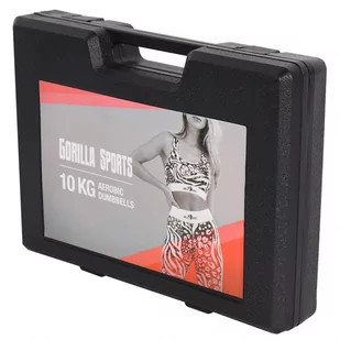 Hantle gimnastyczne 10 kg z walizką 101023-00019-0016 - Hantle i ciężarki - miniaturka - grafika 1