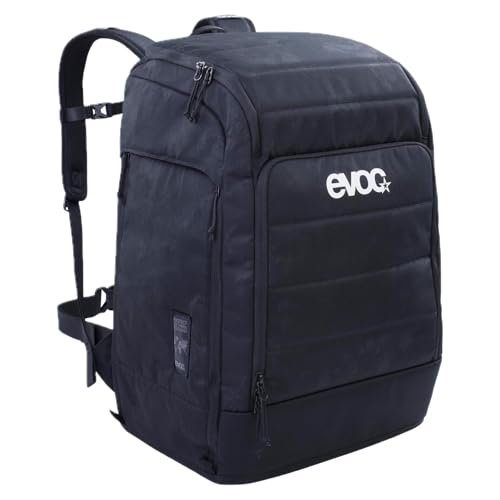 EVOC GEAR BACKPACK 60 Plecak podróżny, plecak turystyczny (stabilny plecak z przegrodą na buty, plecak trekkingowy z przegrodami organizacyjnymi, pojemność: 60 l), czarny