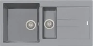 Zlewozmywaki - Zlew PLADOS ELEGANCE 99.15 TITANIUM METAL (szary metalik 42) (AM991542) - miniaturka - grafika 1