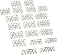 Maskownice do kabli - Organizer SilverStone Uchwyt Przezroczysty 20 sztuk ZUUV-280 - miniaturka - grafika 1