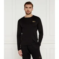 Koszulki męskie - EA7 Longsleeve Slim Fit - miniaturka - grafika 1
