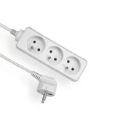 Przedłużacze i rozgałęźniki - HBF mieszkaniowy Elgotech 3 gniazda z uziemieniem 1 5 m - miniaturka - grafika 1