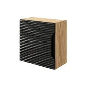Szafki łazienkowe - Szafka łazienkowa wisząca Comad Ocean 35 cm czarny/jasne drewno 83-35-1DQ - miniaturka - grafika 1