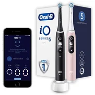 Szczoteczki elektryczne - Oral-B iO 6 Duo Black&Pink Sand - miniaturka - grafika 1