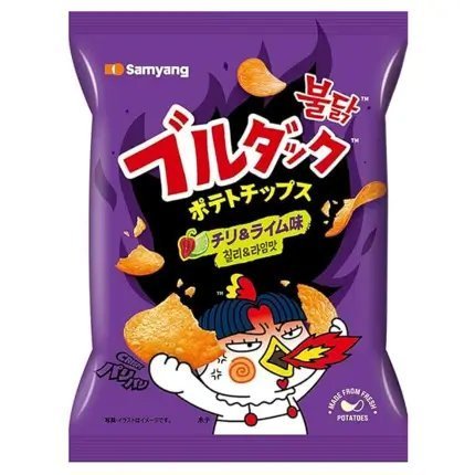 Samyang Buldak Potato Chips Chili Lime 55g