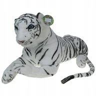 Maskotki i pluszaki - Pluszowe ZOO: Maskotka Tygrys biały leżący 75cm (73294) - miniaturka - grafika 1