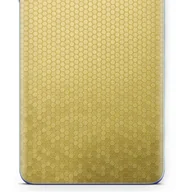 Akcesoria do tabletów i e-booków - Folia naklejka skórka strukturalna na TYŁ do Huawei MediaPad M3 Lite 8 -  Plaster Miodu Złoty - apgo SKINS - miniaturka - grafika 1