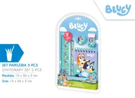 Zestawy szkolne - Zestaw piśmienniczy Bluey 5 elementów By00005 - miniaturka - grafika 1