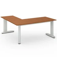 B2B Partner Biurko Flexible L 1800 x 1800 mm, czereśnia 468114