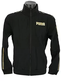 Bluzy męskie - Puma Męska bluza Metallic Nights Full-zip czarny czarny S 587138-01_S - grafika 1