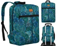 Plecaki - ROVICKY Plecak damski turystyczny bagaż podręczny do samolotu uchwyt na walizkę lekki i pojemny 20L - miniaturka - grafika 1